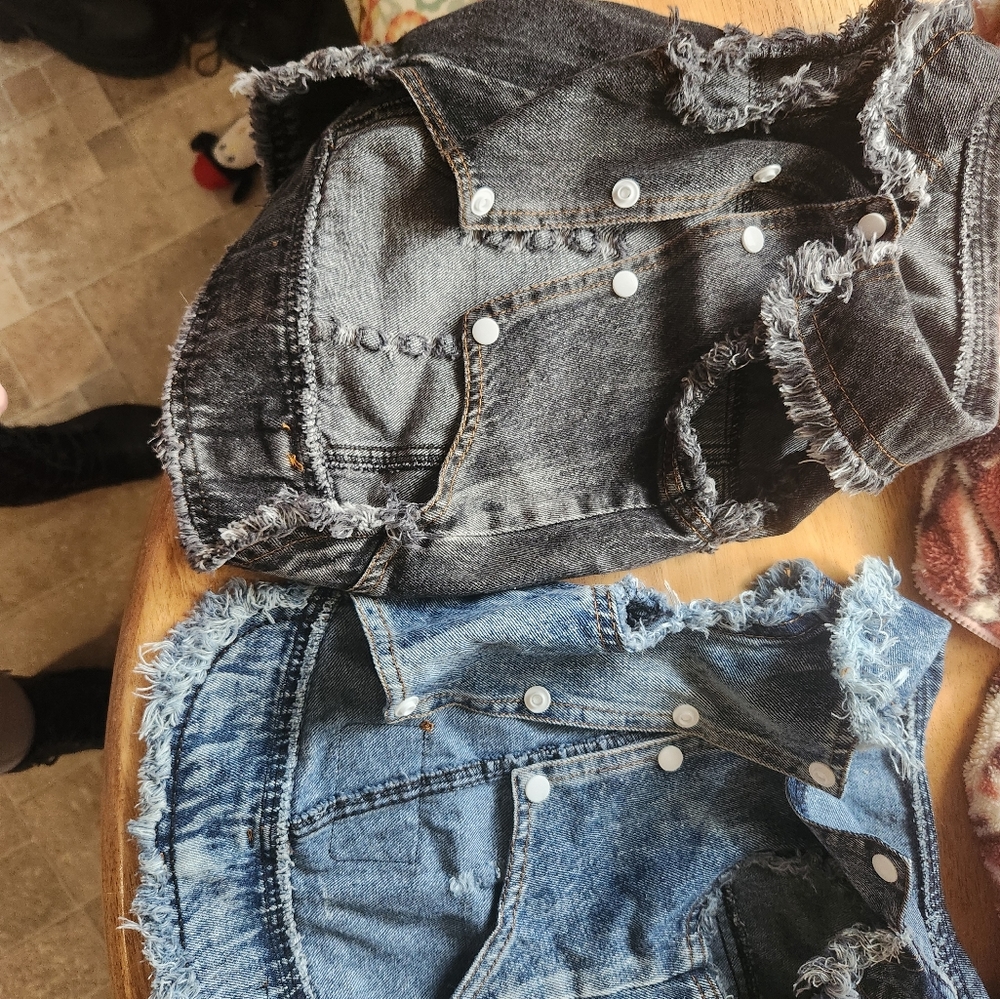 Dog Jean jacket punk
